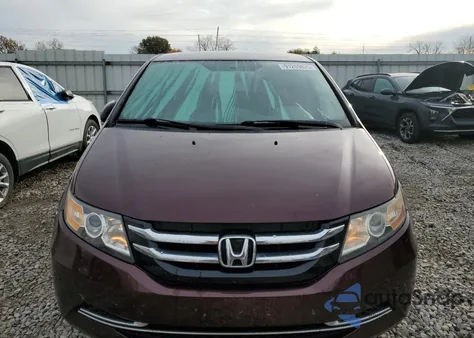 2014 Honda Odyssey Ex z USA, uszkodzony, nr VIN 5FNRL5H44EB065638